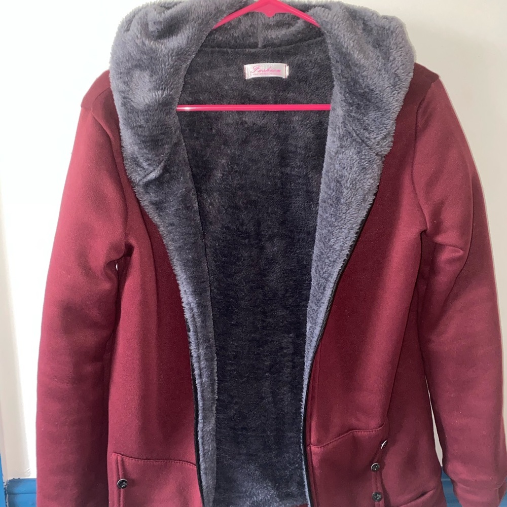 Fashion - Faux Fur Lined Winter Jacket